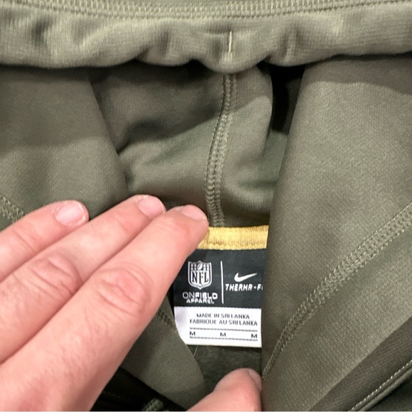 Nike Therma Fit NFL Dallas Cowboys Salute To Service Hoodie Size Men's Medium M - Picture 8 of 9